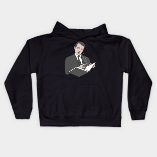 Deleuze Reading - Philosophy of Gilles Deleuze (Rhizom etc.) Kids Hoodie